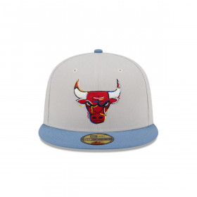 Gorra 59Fifty Chicago Bulls Color Brush Beige