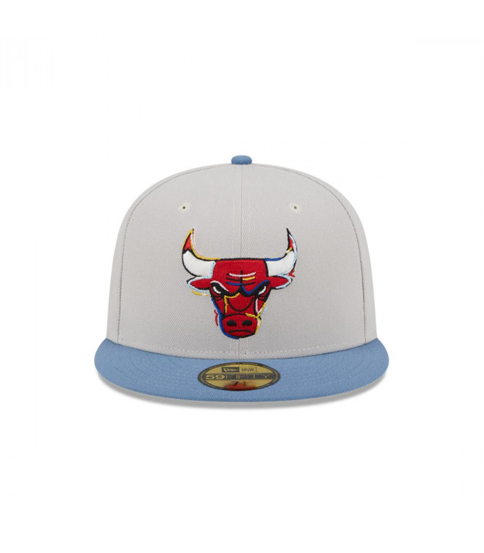 Gorra 59Fifty Chicago Bulls Color Brush Beige