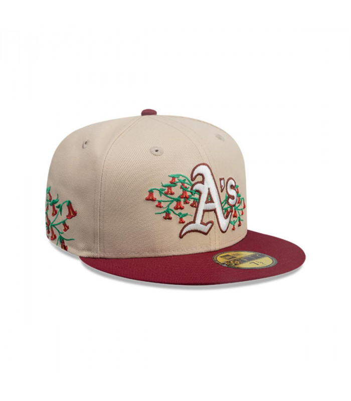 Gorra 59Fifty Oakland Athletics MLB City Elements Beige