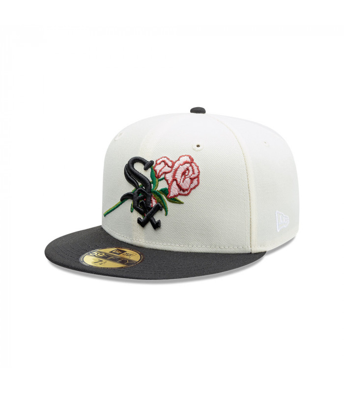 Gorra 59Fifty MLB Chicago White Sox MLB Pink Rose Blanco