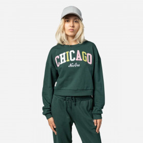 Polerón New Era Chicago City Verde Woman
