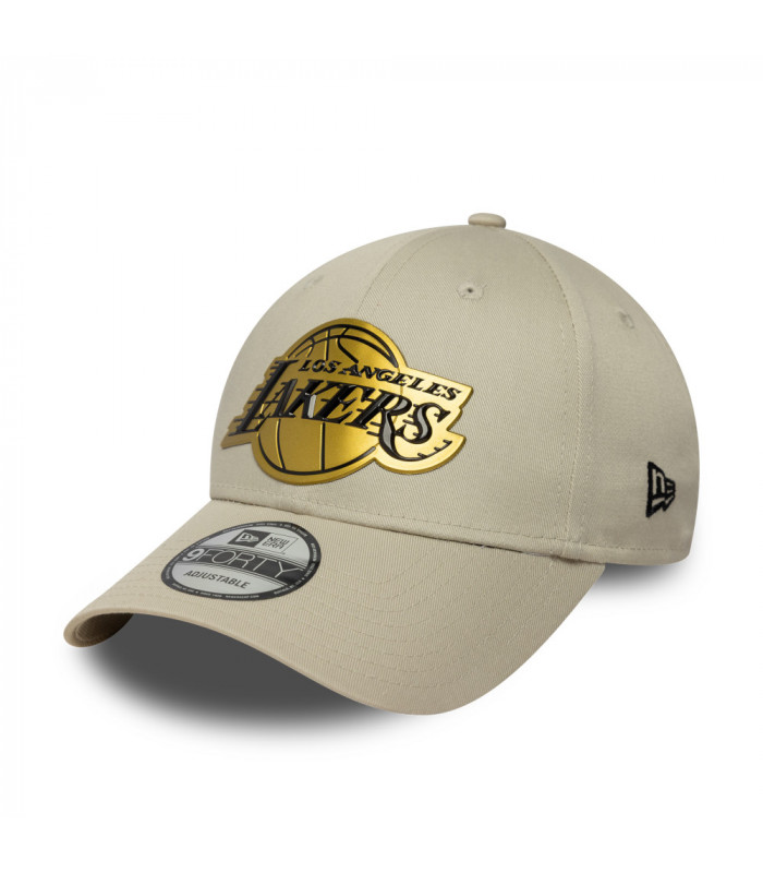 Gorra 9Forty NBA Los Angeles Lakers Metallic Beige
