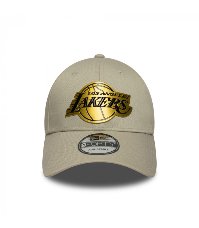 Gorra 9Forty NBA Los Angeles Lakers Metallic Beige