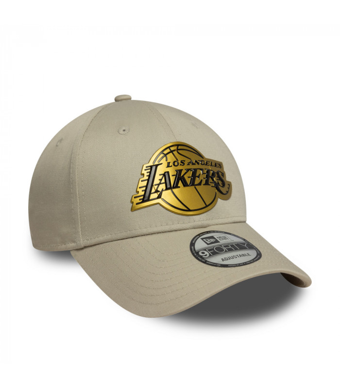 Gorra 9Forty NBA Los Angeles Lakers Metallic Beige