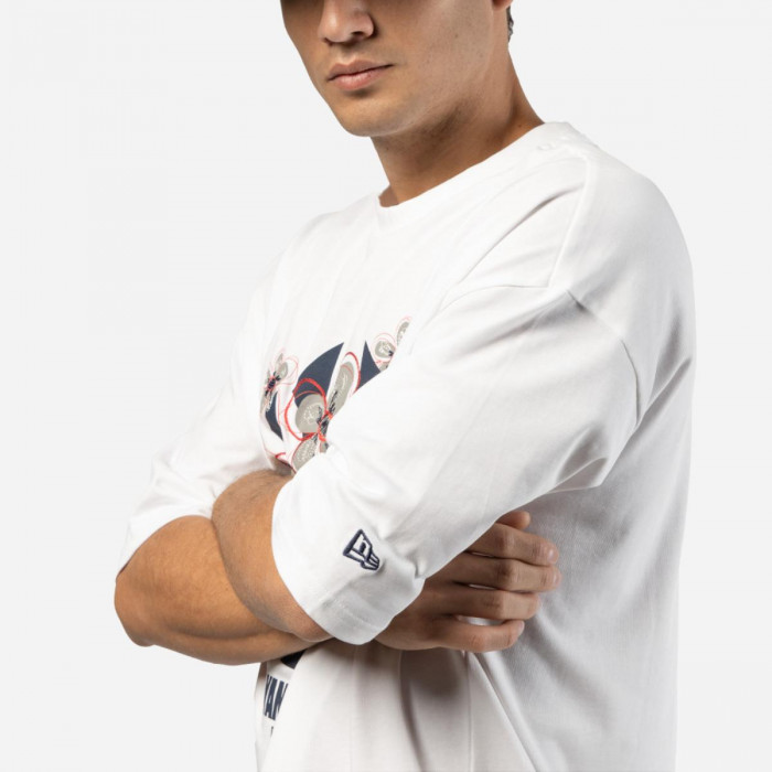 Polera New York Yankees Flower Graphic White