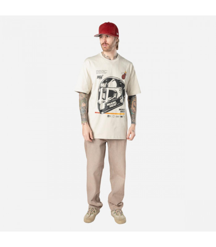 Poleron Miami Heat NBA Modern Speed Light Beige