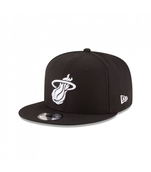 Gorra Miami Heat NBA 9Fifty Black and White New Era