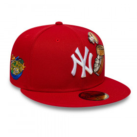 Gorra 59Fifty MLB New York Yankees Food Graphic Rojo