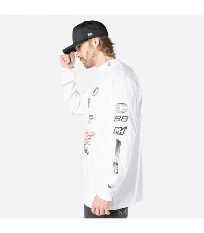 Poleron Miami Heat NBA Modern Speed White