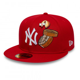 Gorra 59Fifty MLB New York Yankees Food Graphic Rojo