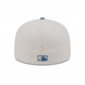 Gorra 59Fifty Oakland Athletics Color Brush Crema