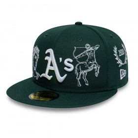 Gorra 59Fifty MLB Oakland Athletics Mythical Pack Verde