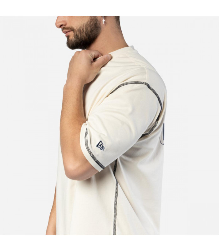 Polera Los Angeles Dodgers Vintage Frat Open White