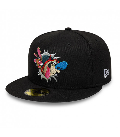 Gorra 59Fifty Ren And Stimpy Negro