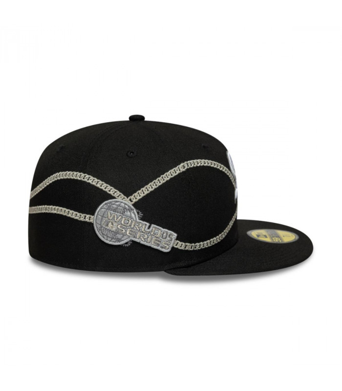 Gorra 59Fifty  Chicago White Sox Chain Wrap Negro