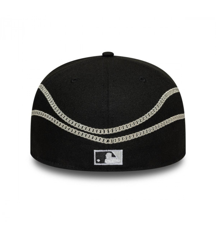 Gorra 59Fifty  Chicago White Sox Chain Wrap Negro