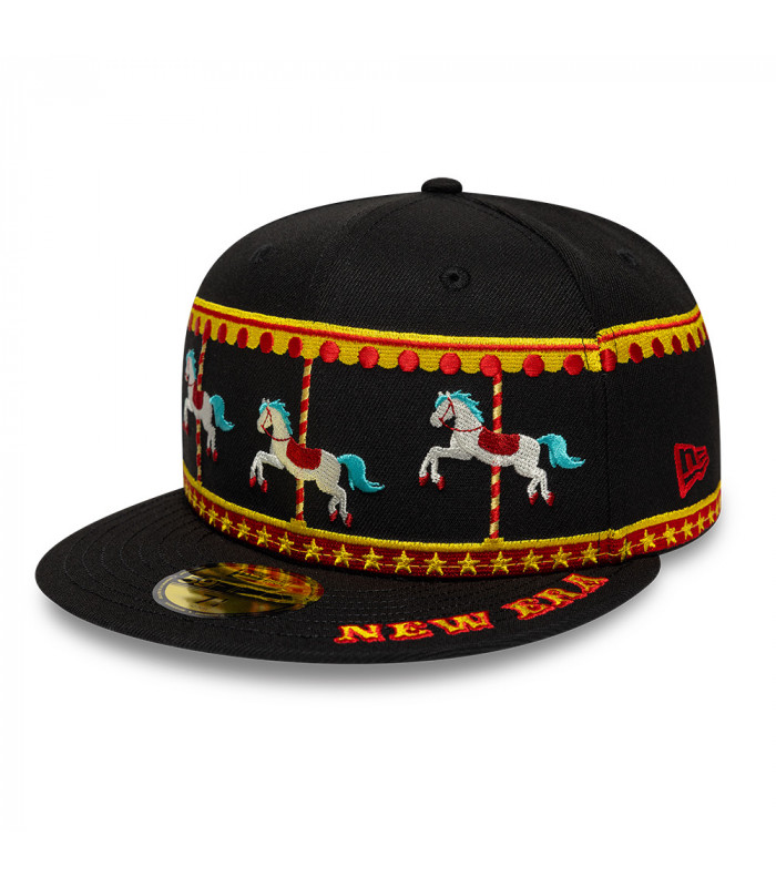 Gorra 59Fifty Carrusel Entretenimiento Negro