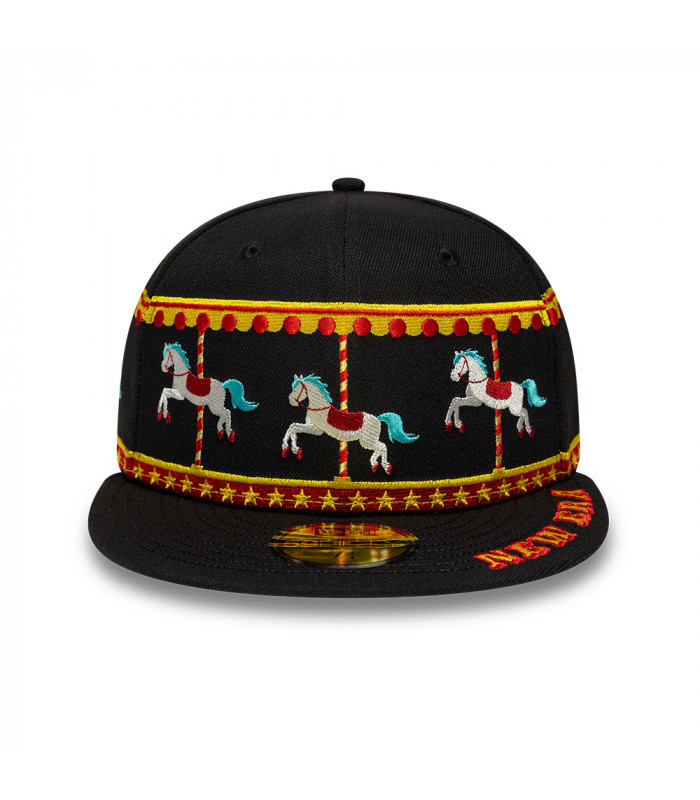 Gorra 59Fifty Carrusel Entretenimiento Negro