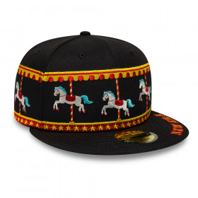 Gorra 59Fifty Carrusel Entretenimiento Negro