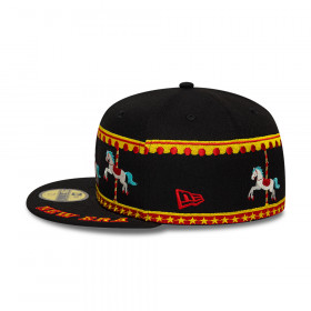 Gorra 59Fifty Carrusel Entretenimiento Negro
