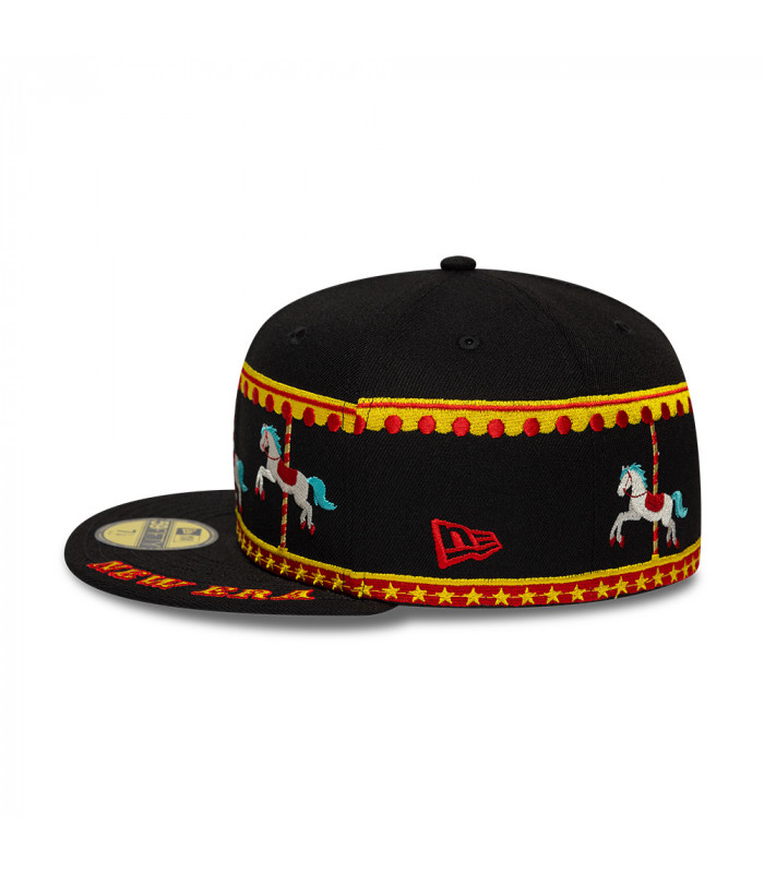 Gorra 59Fifty Carrusel Entretenimiento Negro