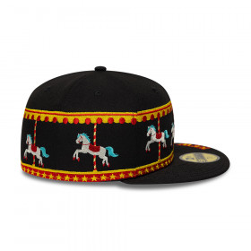Gorra 59Fifty Carrusel Entretenimiento Negro
