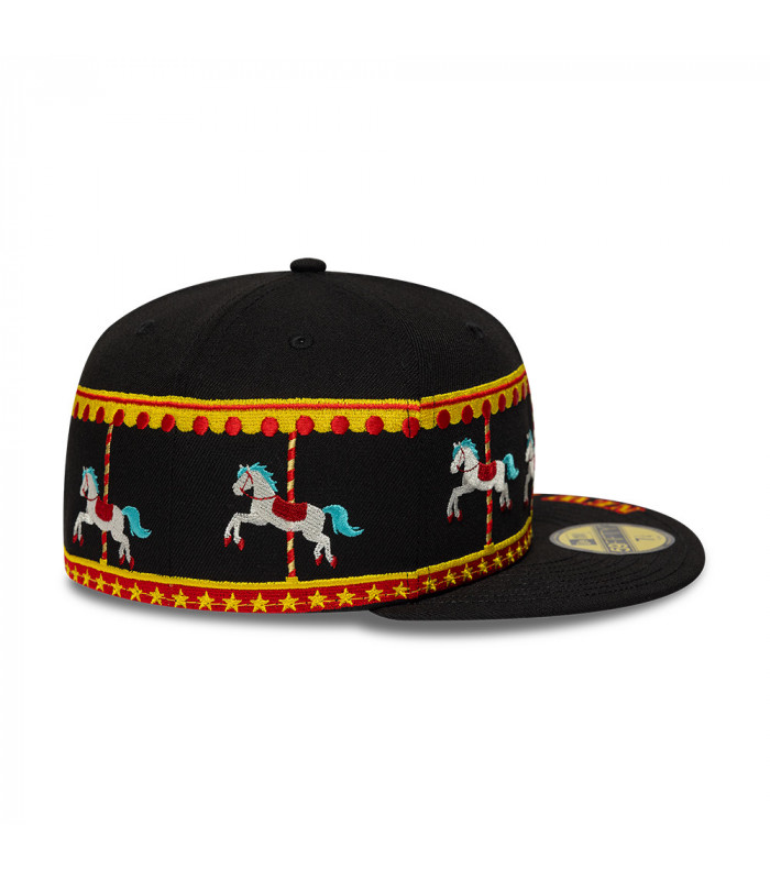 Gorra 59Fifty Carrusel Entretenimiento Negro