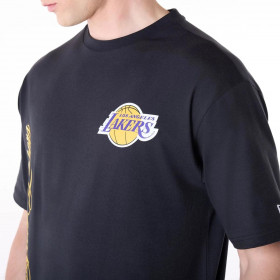 Polera Los Angeles Lakers Font Graphic Black