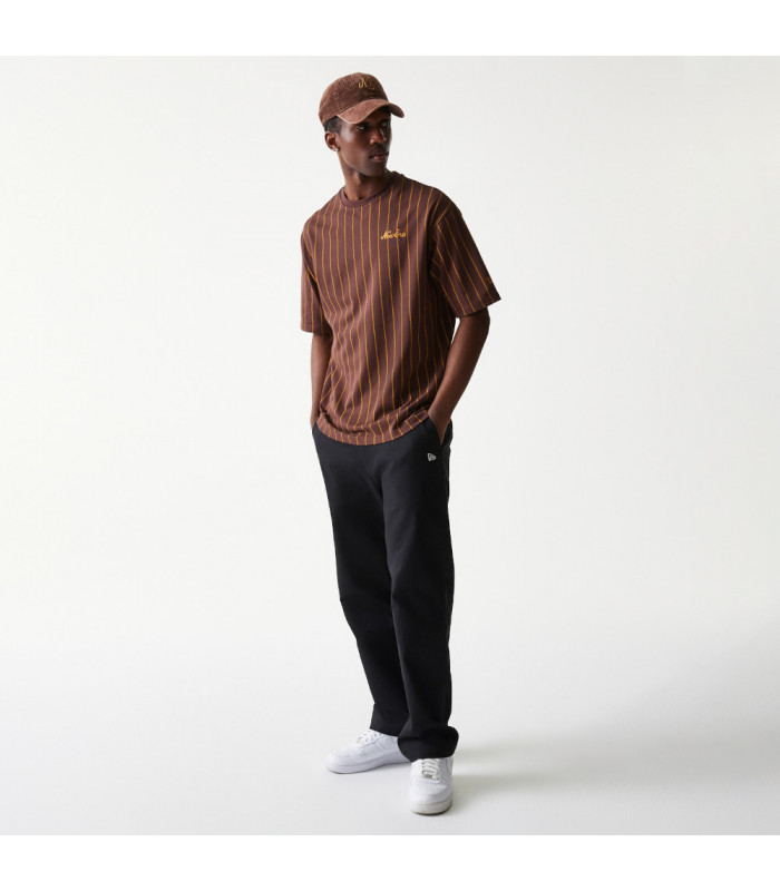Polo New Era Pinstripe Marrón