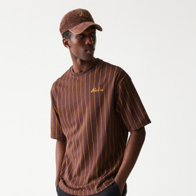 Polo New Era Pinstripe Marrón