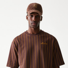 Polo New Era Pinstripe Marrón