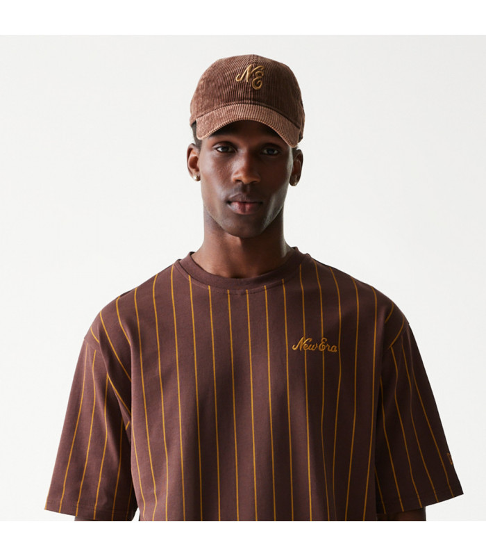 Polo New Era Pinstripe Marrón