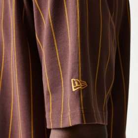 Polo New Era Pinstripe Marrón