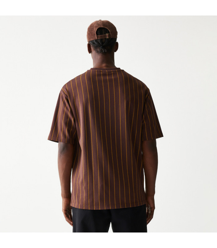 Polo New Era Pinstripe Marrón