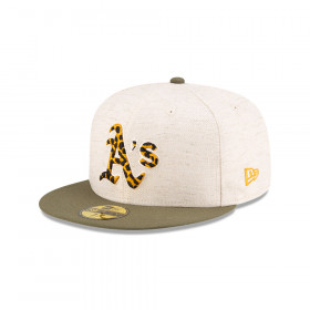 Gorra 59Fifty Oakland Athletics Hemp Natural Beige