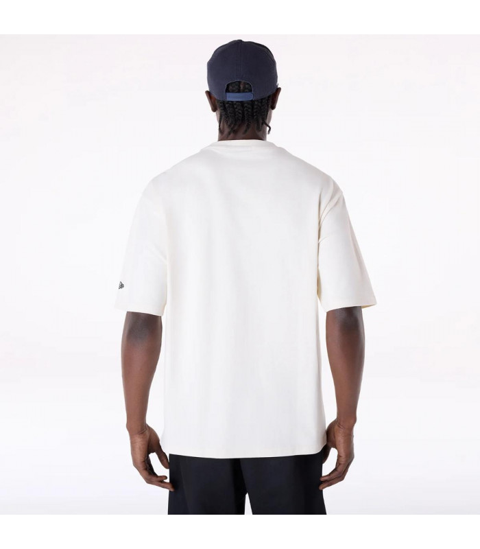 Polera  New Era Buffalo Graphic Open White