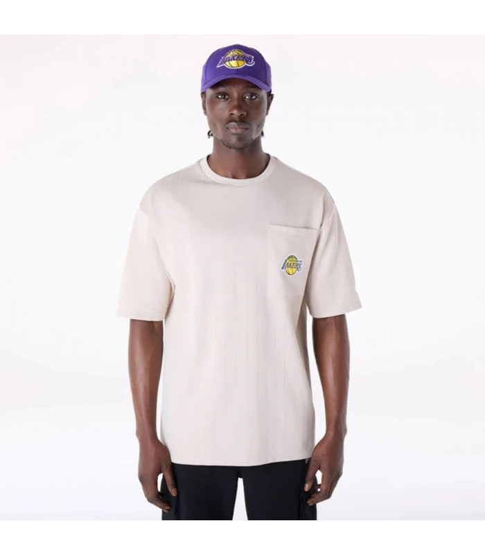 Poleron  Los Angeles Lakers NBA Heritage Light Beige