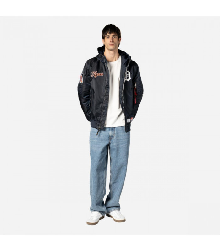 Chaqueta  Detroit Tigers MLB Alpha Industries Navy