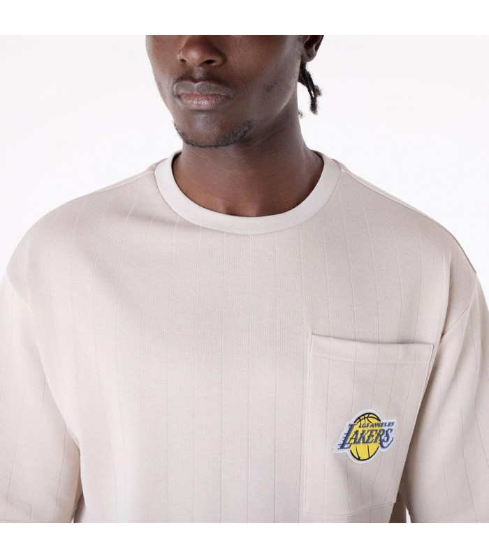 Poleron  Los Angeles Lakers NBA Heritage Light Beige