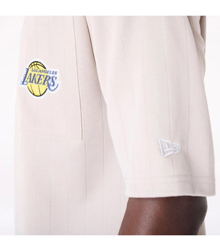 Poleron  Los Angeles Lakers NBA Heritage Light Beige
