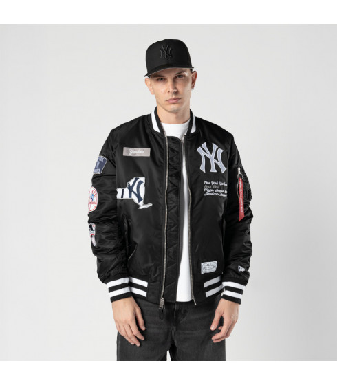 Chaqueta New York Yankees Alpha Industries Negro