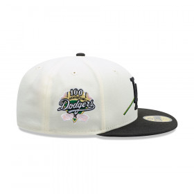 Gorra 59Fifty MLB Los Angeles Dodgers MLB Pink Rose Blanco