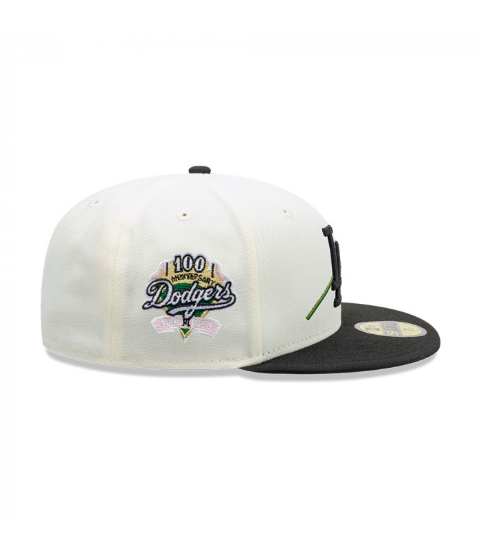 Gorra 59Fifty MLB Los Angeles Dodgers MLB Pink Rose Blanco