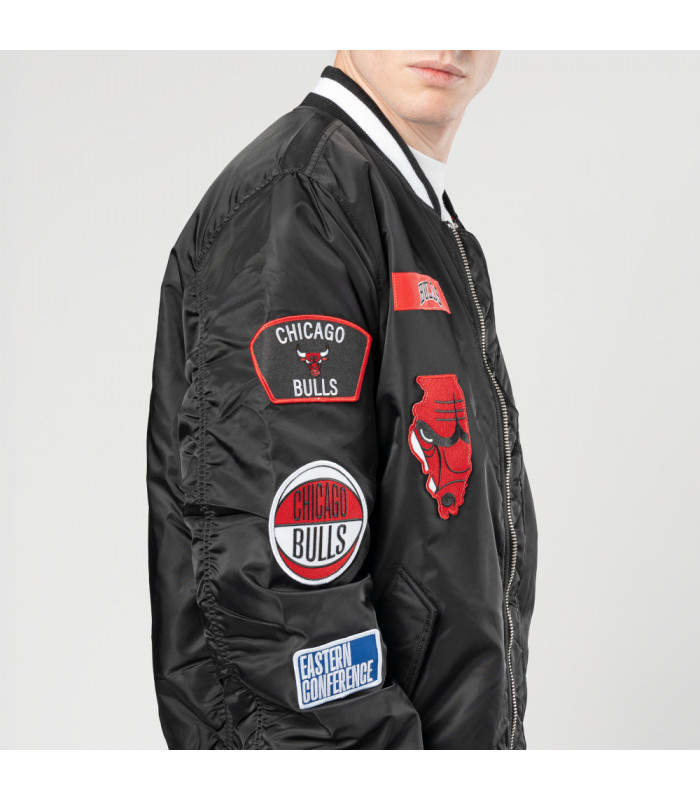 Chaqueta Chicago Bulls Alpha Industries Negro