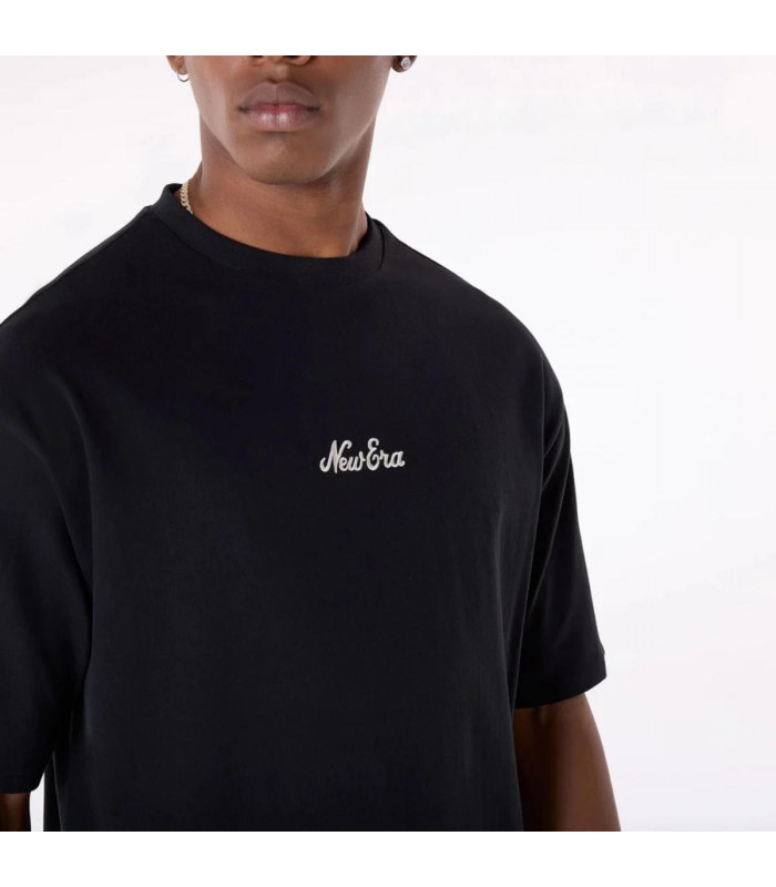 Polera New Era Floral Graphic  Black