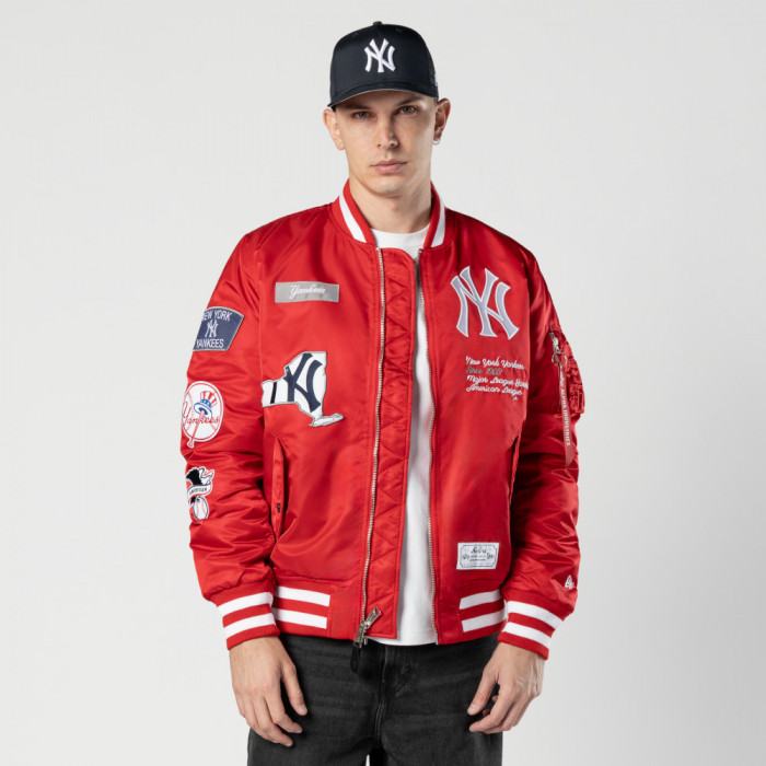 Chaqueta New York Yankees Alpha Industries Rojo