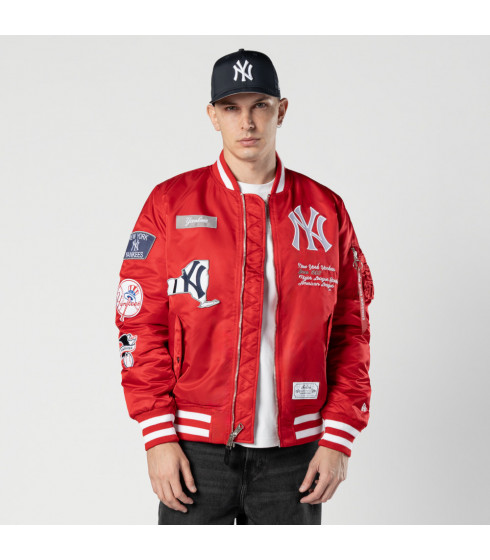 Chaqueta New York Yankees Alpha Industries Rojo