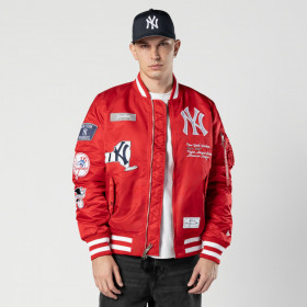 Chaqueta New York Yankees Alpha Industries Rojo