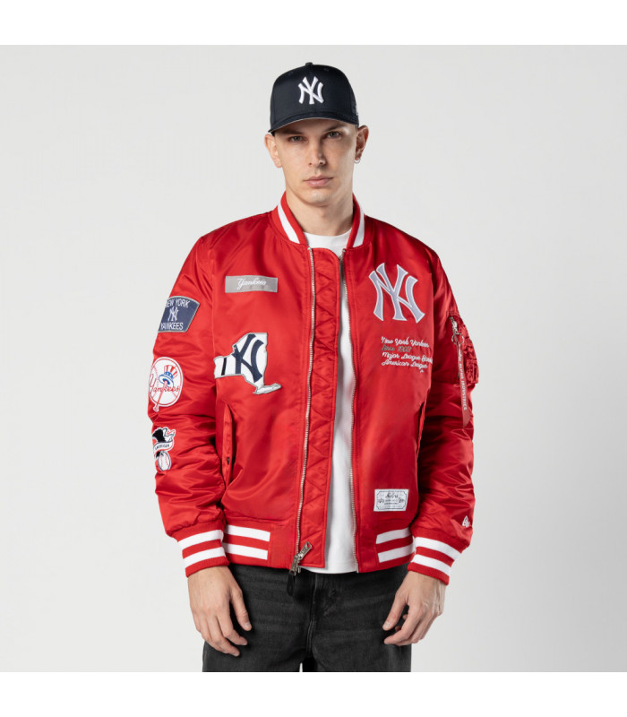 Chaqueta New York Yankees Alpha Industries Rojo