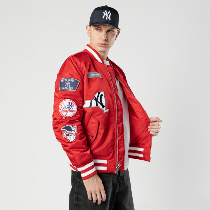 Chaqueta New York Yankees Alpha Industries Rojo